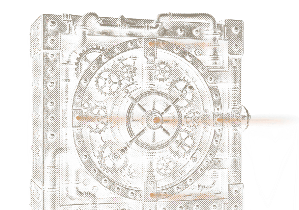 Elaborate vault protecting your trade secrets